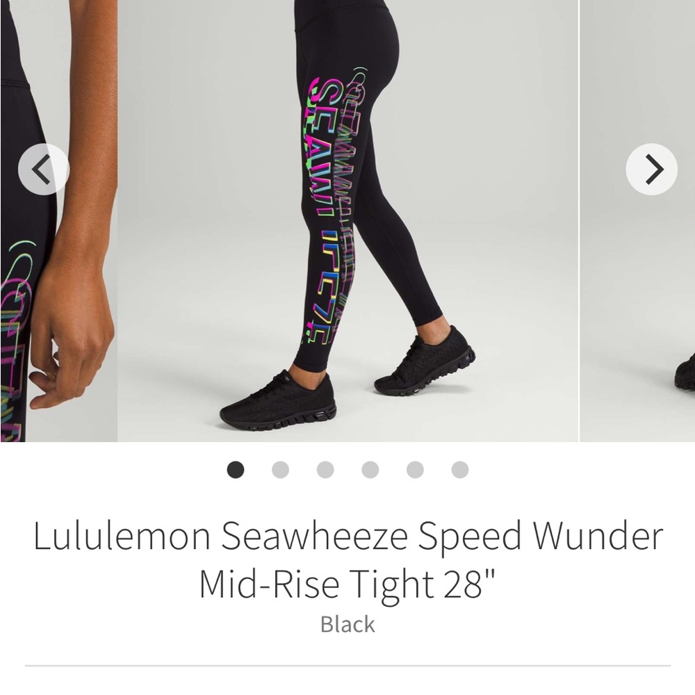 Lululemon Seawheeze Speed Wunder Mid-Rise 25”